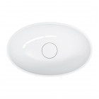 Omnires Shell M+ umywalka nablatowa 50x32 cm biały połysk SHELL500UNBP