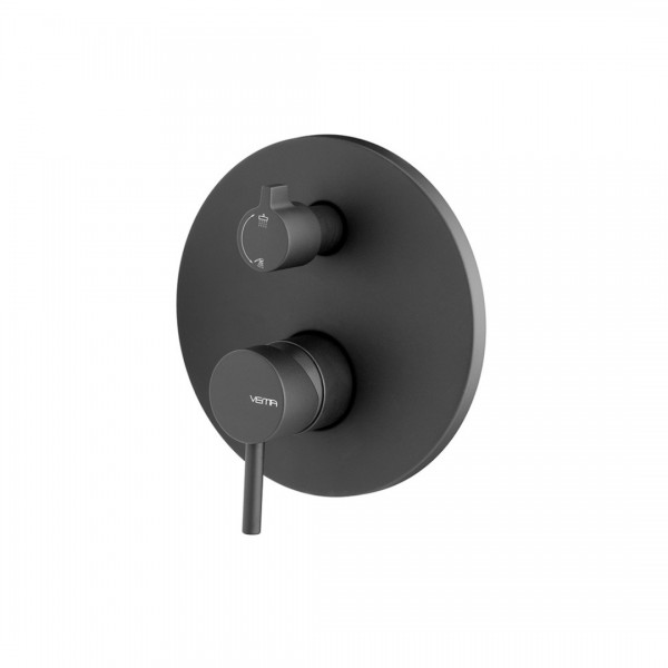 Vema Maira bateria wannowo-prysznicowa podtynkowa czarny mat V27142/CZAR