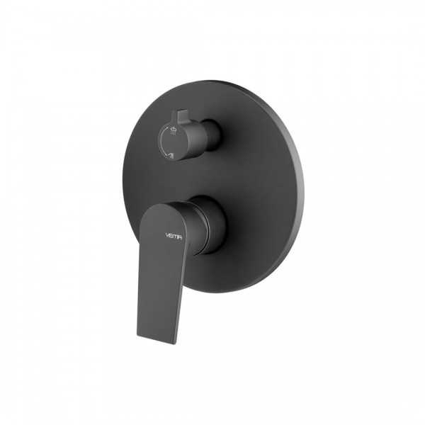 Vema Timea bateria wannowo-prysznicowa podtynkowa czarny mat V16042/CZAR