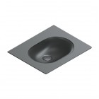 Catalano Sfera umywalka 60x50 cm prostokątna czarny mat 0520610022