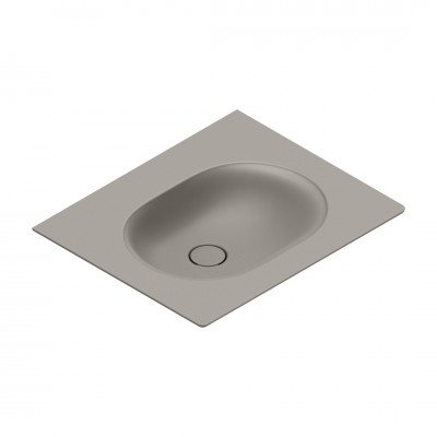 Catalano Sfera umywalka 60x50 cm prostokątna tortora mat 0520610032
