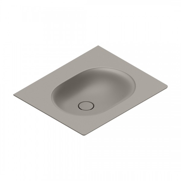 Catalano Sfera umywalka 60x50 cm prostokątna tortora mat 0520610032