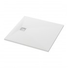 Ronal Dune brodzik kwadratowy 80x80 cm konglomeratowy biały mat W32Q08009