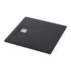 Ronal Dune brodzik kwadratowy 80x80 cm konglomeratowy antracyt W32Q08017