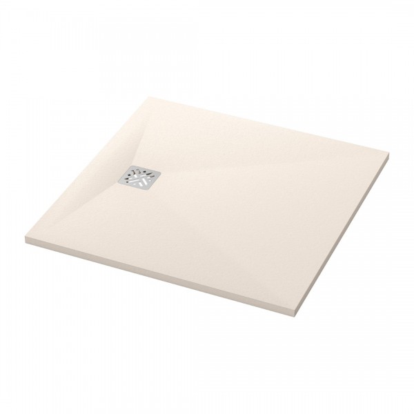 Ronal Dune brodzik kwadratowy 80x80 cm konglomeratowy piasek W32Q08018