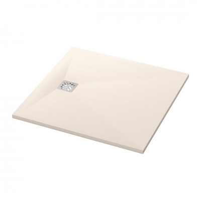 Ronal Dune brodzik kwadratowy 80x80 cm konglomeratowy piasek W32Q08018