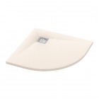 Ronal Dune brodzik półokrągły 80x80 cm konglomeratowy piasek W32R5508018