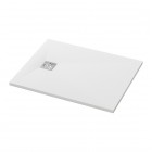 Ronal Dune brodzik prostokątny 90x70 cm konglomeratowy biały mat W32AS09007009