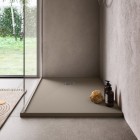 Ronal Dune brodzik prostokątny 90x70 cm konglomeratowy len W32AS09007015