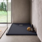 Ronal Dune brodzik prostokątny 90x70 cm konglomeratowy antracyt W32AS09007017