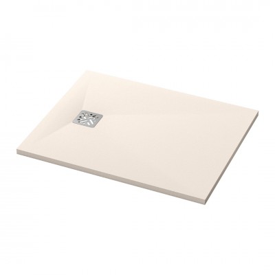 Ronal Dune brodzik prostokątny 90x70 cm konglomeratowy piasek W32AS09007018