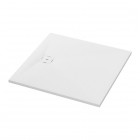 Ronal Calce brodzik kwadratowy 80x80 cm konglomeratowy biały mat W31Q08009