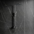 Omnires Baretti zestaw natryskowy z deszczownicą 25 cm chrom BA7844CR