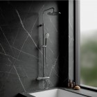 Omnires Y zestaw wannowy termostatyczny deszczownica 25 cm chrom Y1234ALCR