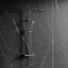 Omnires Y zestaw natryskowy termostatyczny deszczownica 25 cm chrom Y1244LUXLCR