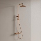 Omnires Y zestaw natryskowy z deszczownicą 25 cm miedź połysk Y1244MCP
