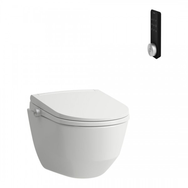 Laufen Pro miska WC wisząca Rimless z deską myjącą biała H600890000S002