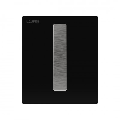 Laufen Ineo AU102 przycisk spłukujący do pisuaru czarny/stal H9091021240001