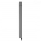 Oltens Stang (e) grzejnik łazienkowy 180x15 cm elektryczny grafit 55111400