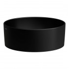 Laufen Savoy umywalka nablatowa okrągła 42 cm czarny mat H8129427161121