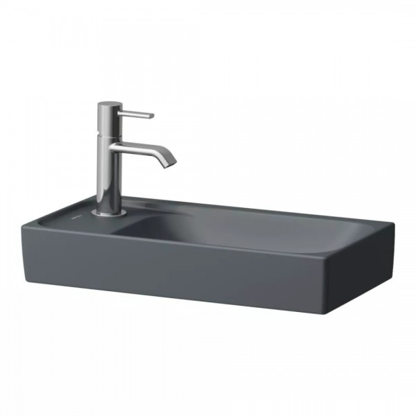 Laufen Meda umywalka ścienna 46x23,5 cm lewa grafit mat H8151147581131