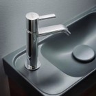 Laufen Meda umywalka ścienna 46x23,5 cm lewa grafit mat H8151147581131