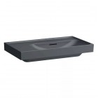 Laufen Meda umywalka ścienna 60x46 cm prawa grafit mat H8171127581091