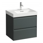 Laufen Meda szafka podumywalkowa 58,5 cm prawa szary traffic H4217220112661