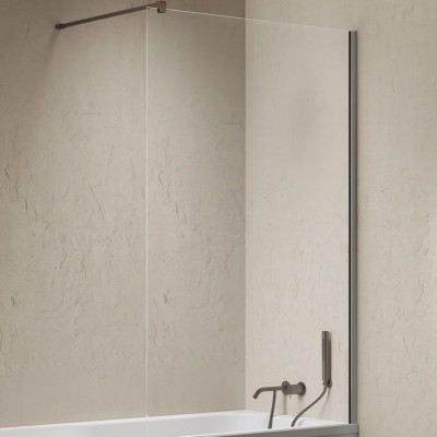 New Trendy Nesta parawan nawannowy 1-częściowy 80x150 cm gunmetal brushed P-0224-WP