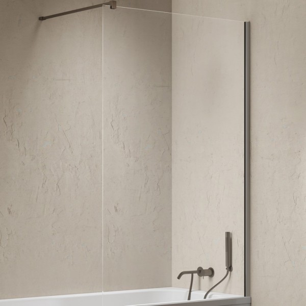 New Trendy Nesta parawan nawannowy 1-częściowy 80x150 cm gunmetal brushed P-0224-WP