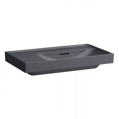 Laufen Meda umywalka ścienna 100x46 cm prawa grafit mat H8171177581091