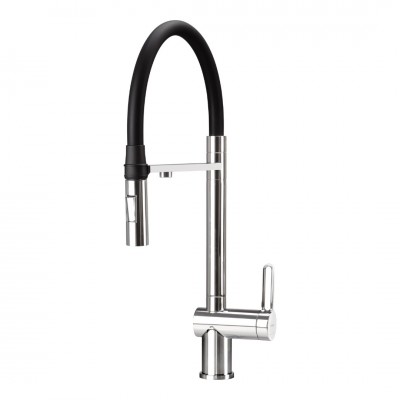 Deante Magnetic bateria kuchenna z wyciąganą wylewką z podłączeniem do filtra wody chrom BRM_075M