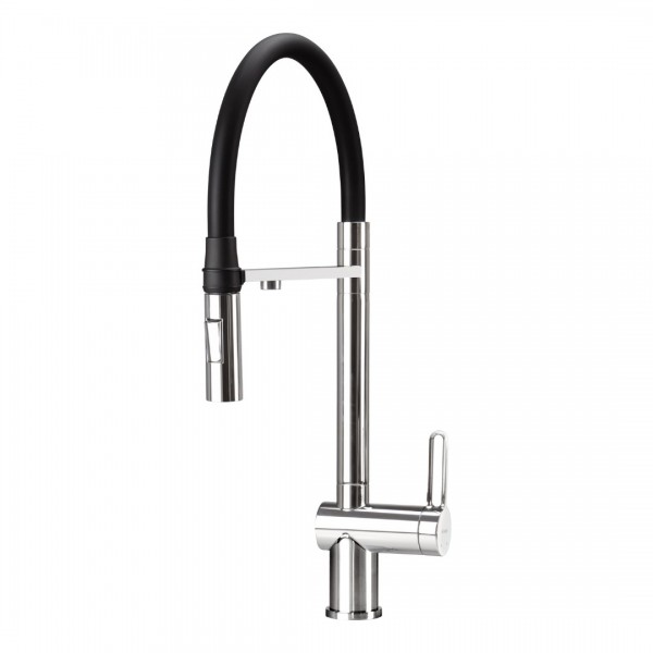 Deante Magnetic bateria kuchenna z wyciąganą wylewką z podłączeniem do filtra wody chrom BRM_075M