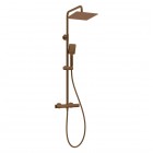 Deante zestaw prysznicowy ścienny termostatyczny brąz szczotkowany NAC_C4HT