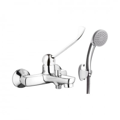 Deante Neo Boro bateria wannowa ścienna chrom BMO_011C