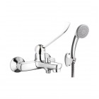 Deante Neo Boro bateria wannowa ścienna chrom BMO_011C