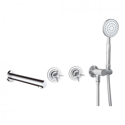 Deante Temisto bateria wannowa 4-otworowa podtynkowa chrom BQT_018P