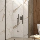 Deante Prizma ścianka wolnostojąca 70 cm Walk-in titanium KTJ_D37P