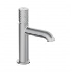 Deante Silia Hexa bateria umywalkowa stojąca stal szczotkowana BHS_F20M