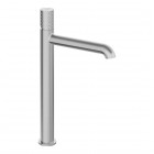 Deante Silia Hexa bateria umywalkowa wysoka stojąca stal szczotkowana BHS_F20K