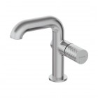 Deante Silia Hexa bateria umywalkowa stojąca stal szczotkowana BHS_F24M