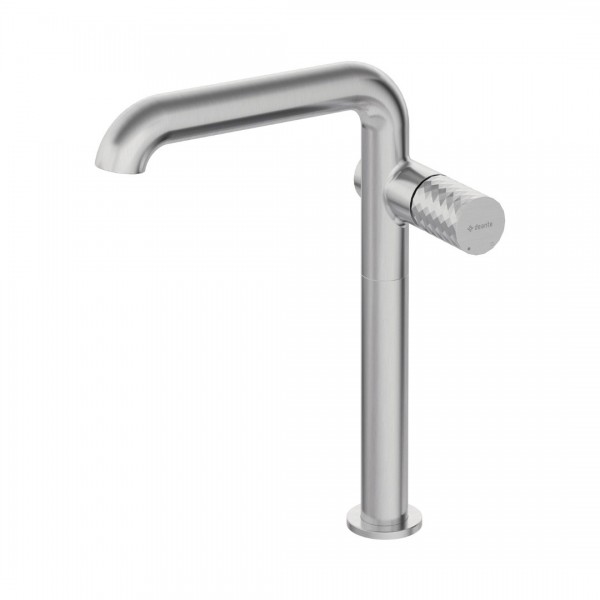 Deante Silia Hexa bateria umywalkowa wysoka stojąca stal szczotkowana BHS_F24K