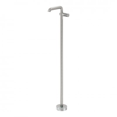 Deante Silia Hexa bateria umywalkowa wolnostojąca stal szczotkowana BHS_F2KK