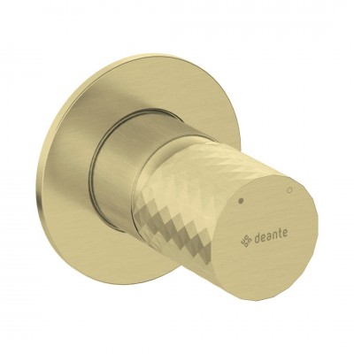 Deante Silia Hexa bateria prysznicowa podtynkowa złoty szczotkowany BHS_R44L