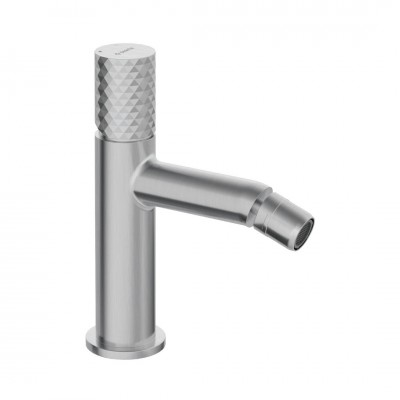 Deante Silia Hexa bateria bidetowa stojąca stal szczotkowana BHS_F30M