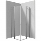 Deante Kerria Plus kabina prysznicowa kwadratowa 80 cm chrom KKN0U08U08