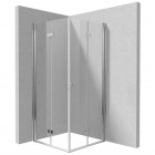 Deante Kerria Plus kabina prysznicowa kwadratowa 80 cm chrom KKN0X08X08