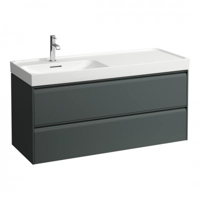 Laufen Meda szafka podumywalkowa 118 cm lewa szary traffic H4217720112661