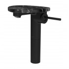 Laufen Ada bateria umywalkowa stojąca wysoka czarny mat/czarny marmur HF506714516060