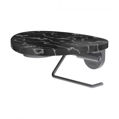 Laufen Ada uchwyt na papier wiszący stal/czarny marmur HF506791506060